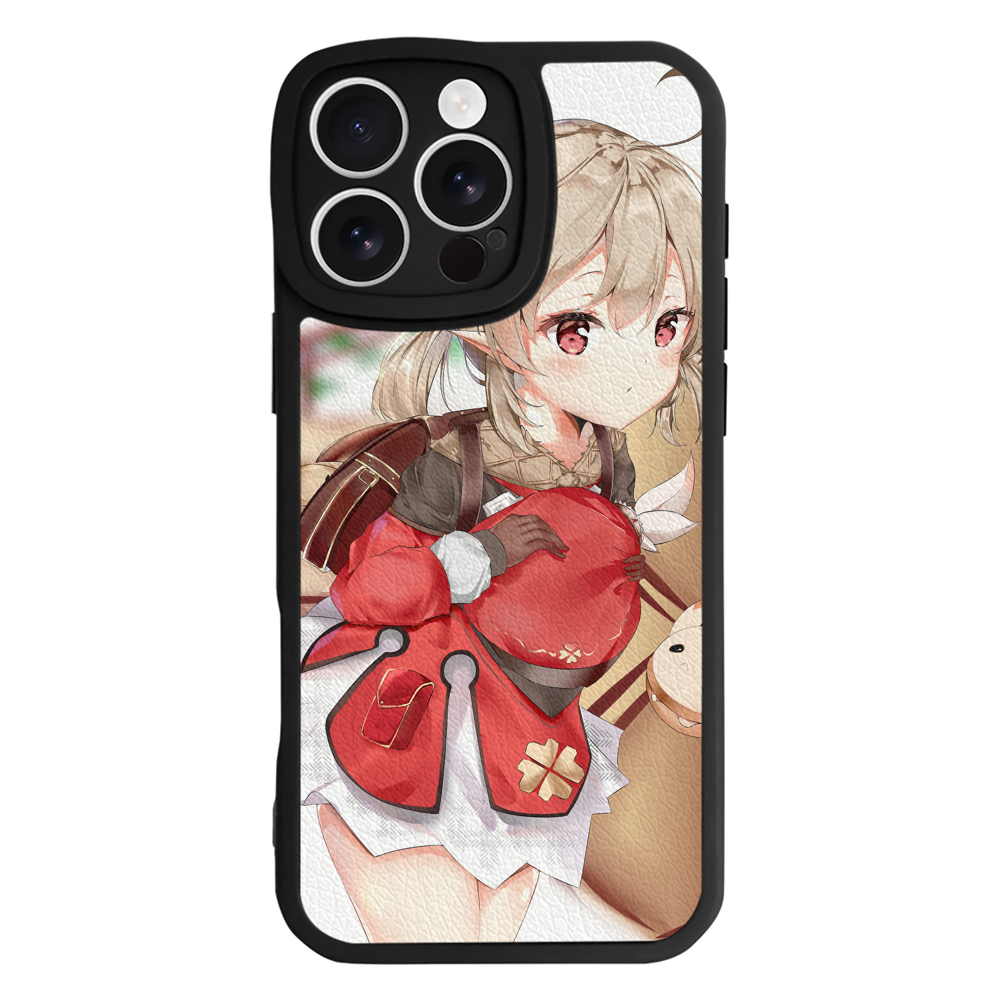 げんし神 genshin 【iPhone 16シリーズ対応】シリコンスマホケース（レザー調） 材質：シリコン